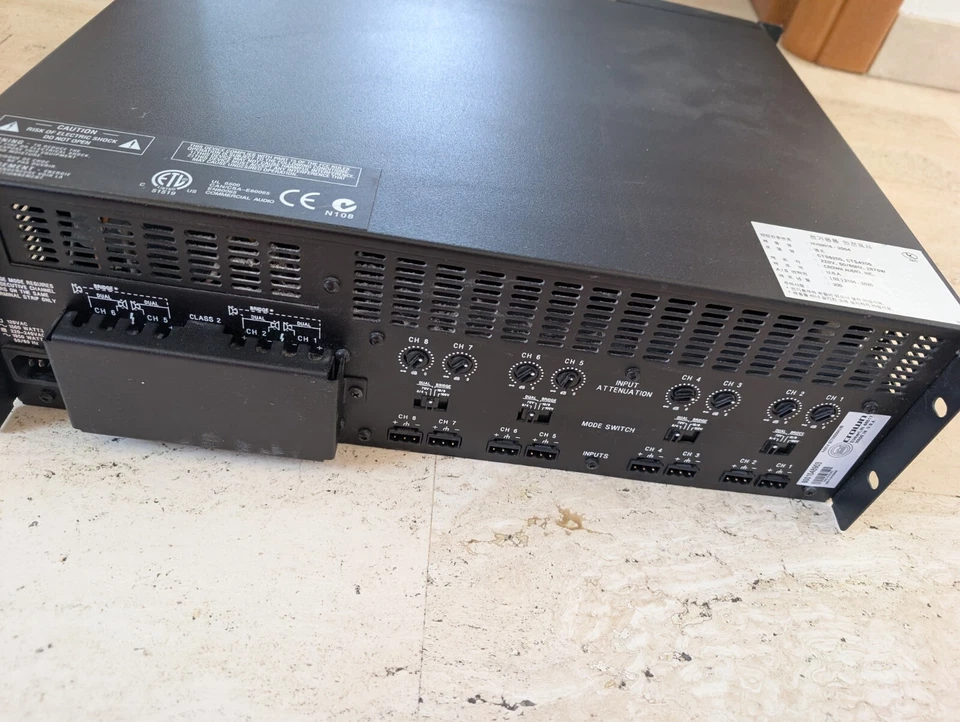 Crown Audio CTs 8200 Power Amplifier - Image 2 of 3