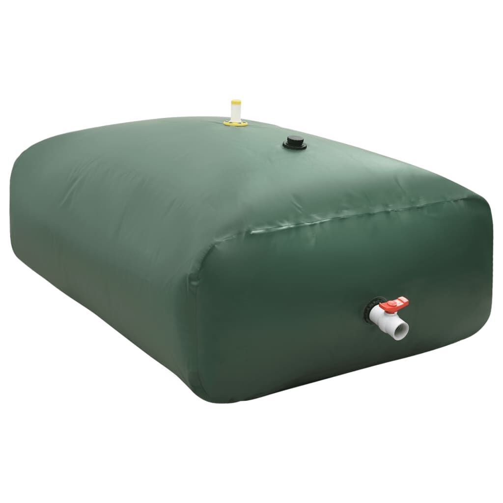AX Serbatoio Acqua Piovana 5000L Tubo Rubinetto Verde Pieghevole Pvc Con 156336
