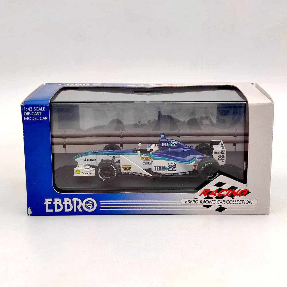 EBBRO 1:43 Formula Nippon 02 TEAM 22 Blue Diecast Model Cars