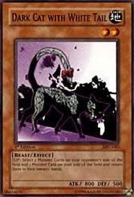 YuGiOh Dark Cat with White Tail MFC-EN083 Common Englisch Good unl.