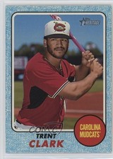 2017 Topps Heritage Minor League Edition Blue 98/99 Trent Grisham Clark #135 nd3