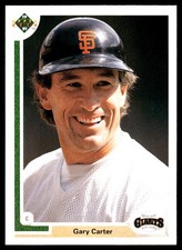 Gary Carter 1991 Upper Deck #176 Giants MLB READ FREE SHIPPING AutographDen