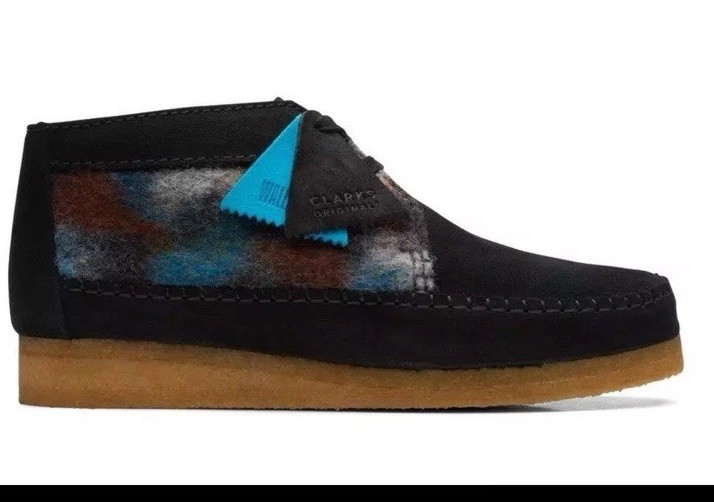 Clarks Originals Weaver Boot Men’s Black Wool Multi Boots Uk Size 6 G EUR 39.5