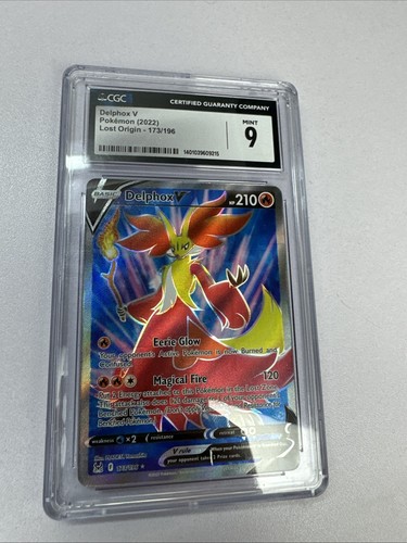 Delphox V graded CGC 9 for sale on eBay