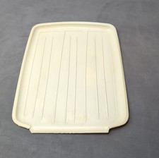 Vintage USA Made Rubbermaid Off White Dish Drainer Mat/Tray 1181 Large 20x16