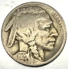 1920 S Buffalo Nickel VG Very Good 5 Cent US Coin - 4204