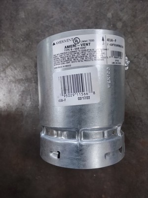 Amerivent 4EUA-F 4''Adapter Universal. Box Quantity 6