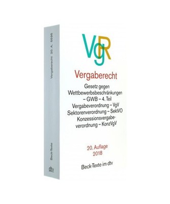 Vergaberecht [VgR]: Gesetz gegen Wettbewerbsbeschränkungen - GWB - 4. Teil, Ver