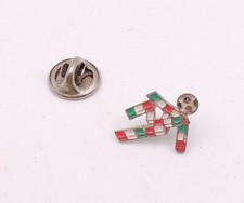 1990 FIFA Italy Mascot Ciao World Cup Soccer Football Lapel Pin Italia Marked925