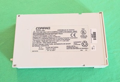 RARE Vintage Compaq LTE 5000 Laptop Battery Model 2880X Series 2881