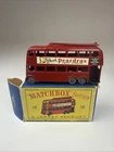 Lesney Matchbox Series No 56 Trolley Bus D Box Grey Plastic Wheels