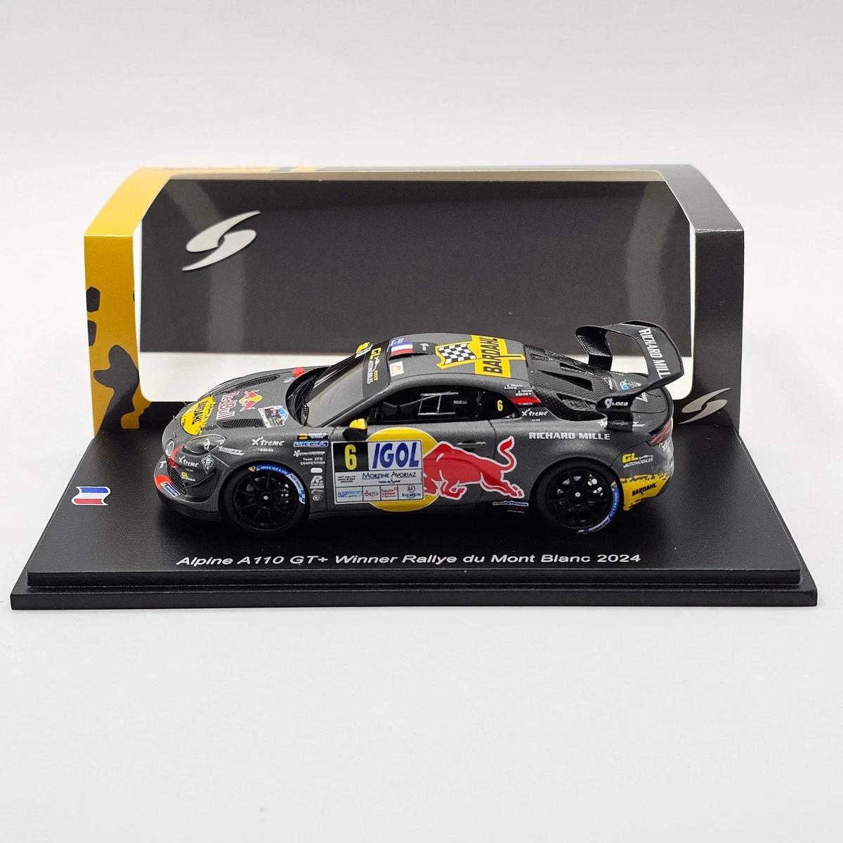Alpine A310 1800 Rallye Monte Carlo 1976 – Spark S5496, échelle 1/43, Résine