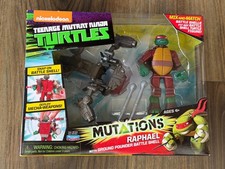 TMNT Mutations Raphael w/ Ground Pounder Battle Shell - Playmates Nickelodeon