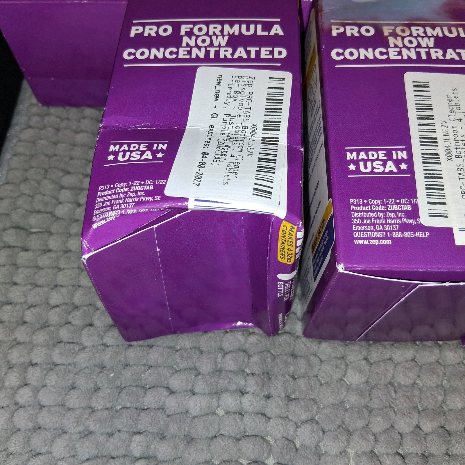 12x Zep Pro Tabs Bathroom Cleaner ,  New , Boxes Have Wear And Tear , READ