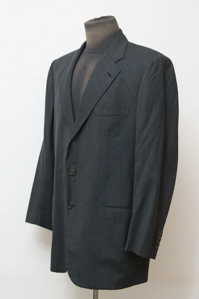 KITON grey wool men blazer jacket size 52 - Image 2 of 4