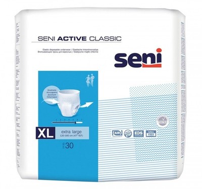 SENI Active Classic Inkontinenzslip Einmalhosen extra large XL 30 ST