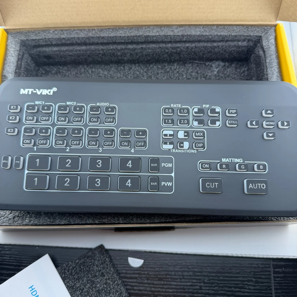 READ MT-VIKI HDMI Live Stream Switcher, Video Mixer Switch for OBS Youtube - Image 2 of 4