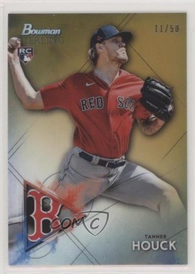 2021 Bowman Sterling Rookies Gold Refractor 11/50 Tanner Houck Rookie RC uk2