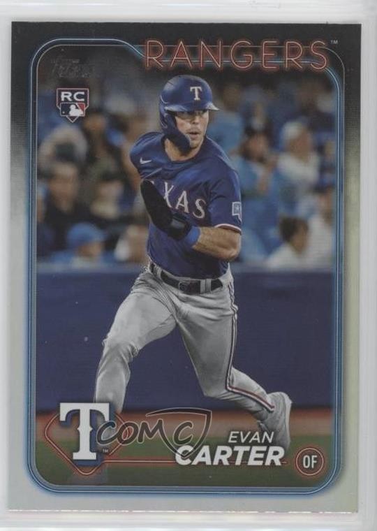 2024 Topps Series 1 Rainbow Foil Evan Carter #280 1hy9