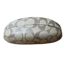 Coach Signature C Eyewear Case. Wide enough to fit large sunglasses.