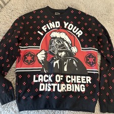 Star Wars Darth Vader Large In Woman  s Sweatshirt