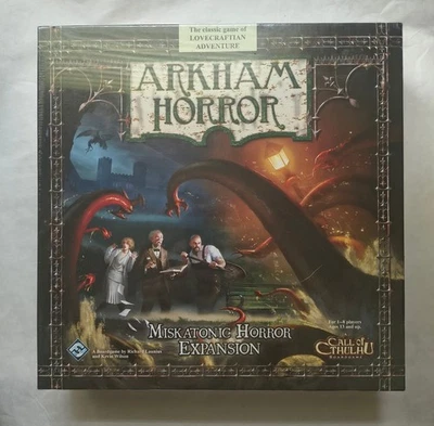 Fantasy Flight Call Of Cthulhu Arkham Horror Miskatonic Horror Erweiterung Sealed! - Bild 1 von 4