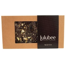Gourmet Dark Chocolate Bar with Cherries & Pistachios | Lulubee Artisanal Chocol