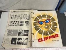 1988 1989 CLIPPER DYNAMIC GRAPHICS oversized binder COMMERCIAL CLIP ART Hundreds