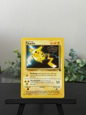 Pikachu #4 1999 WB Black Star Promo Pokemon the First Movie Pokemon TCG