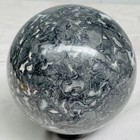 Natural Picasso Jasper Sphere Black Gray Crystal Ball Healing 3300G (7.27LB) — photo 7