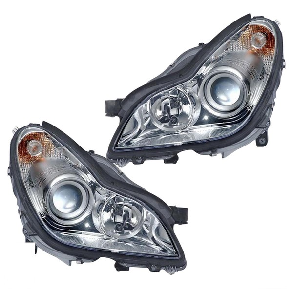 Hauptscheinwerfer-Set Li Re 12 V D2S/H7 PY21W W5W Halogen Bi-Xenon Hella FüR MB-image