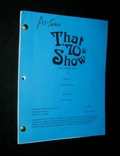 Original THAT '70s SHOW SEASON 3 EP 19 Eric's Naughty No-no FINAL DRAFT AS SHOT