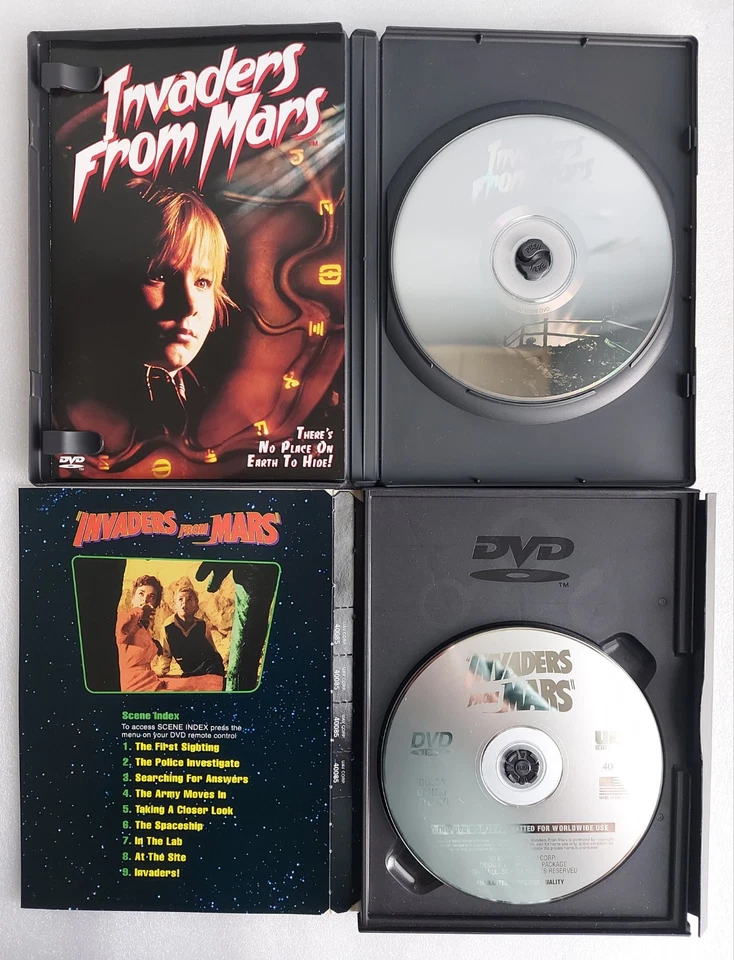 Invaders From Mars. (DVD, 1997) Anchor Bay. Two Movies, Sci-fi Film. - Image 3 of 4