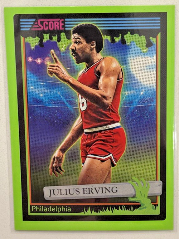 2026 Panini Score-A-Treat Slime Julius Erving #63 Philadelphia 76ers