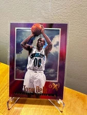 1996-97 SkyBox E-X2000 Tony Delk Rookie Card - Charlotte Hornets - #6- NM+