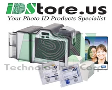 New FARGO HDP5000e Dual Side Starter Photo ID Card Printer System