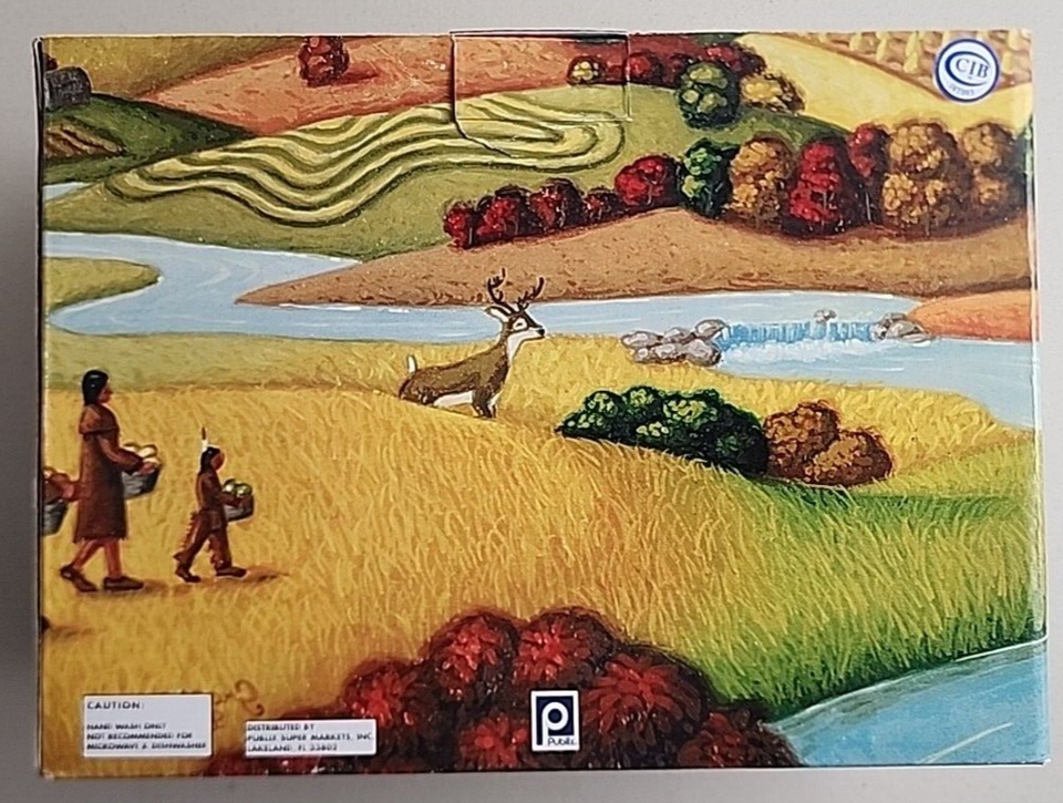 Publix The Pilgrim Pair Butter Dish Thanksgiving Fall Holiday