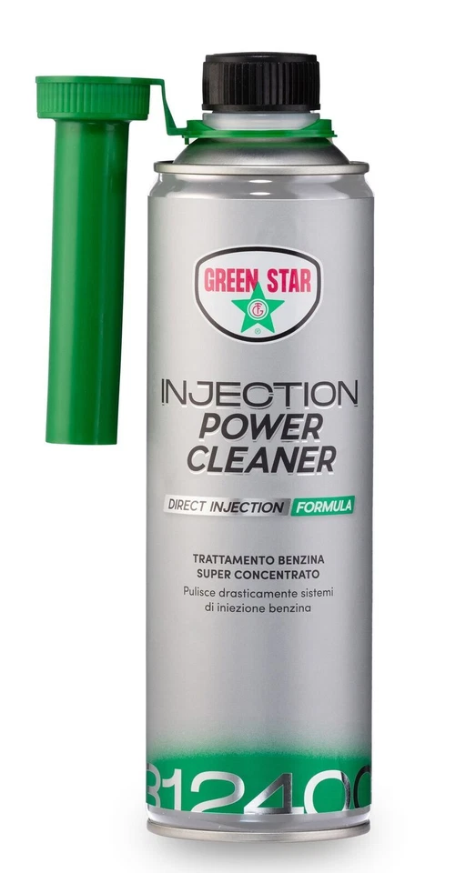 Green Star Additivo Pulitore iniettori benzina 500ml Injection Power Cleaner