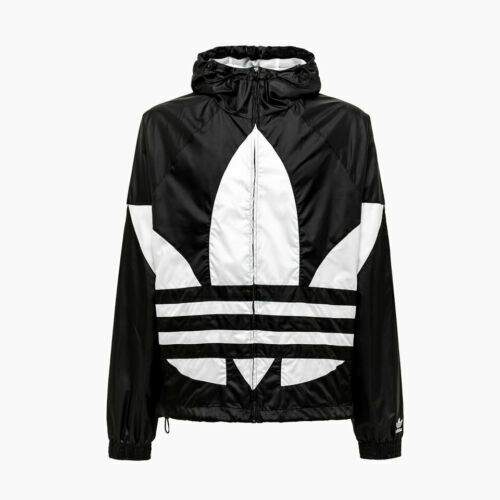 VTG 90s Adidas Big Trefoil Logo Winter Hooded Coat Jacket L VTG 90s Adidas Big Trefoil Logo Winter Hooded Coat Jacket L
