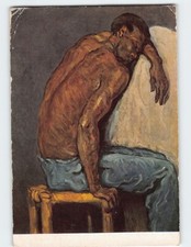 Postcard The negro Scipio By Paul Cezanne, Musée d'Art de Sao Paulo, Brazil