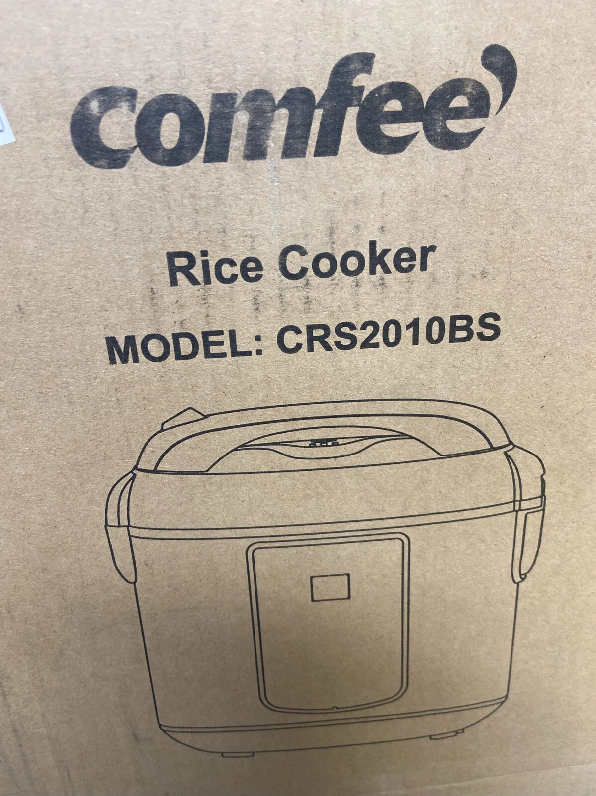 COMFEE' Compact Rice Cooker, 6-in-1 Stainless Steel Multi Cooker Slow Cooker