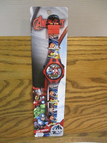 Marvel Avengers LCD watch Avengers Initiative MZ Berger & Co. no barcode 009U33 - 第 1/10 張圖片