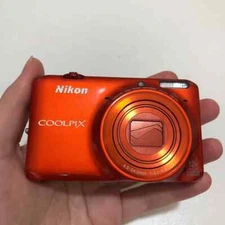 Nikon COOLPIX S6500 16MP 12x Optical Zoom Digital Camera Orange English