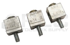 LOT OF 3 ILSCO D-3100 ALUMINUM MECHANICAL LUG 4-14