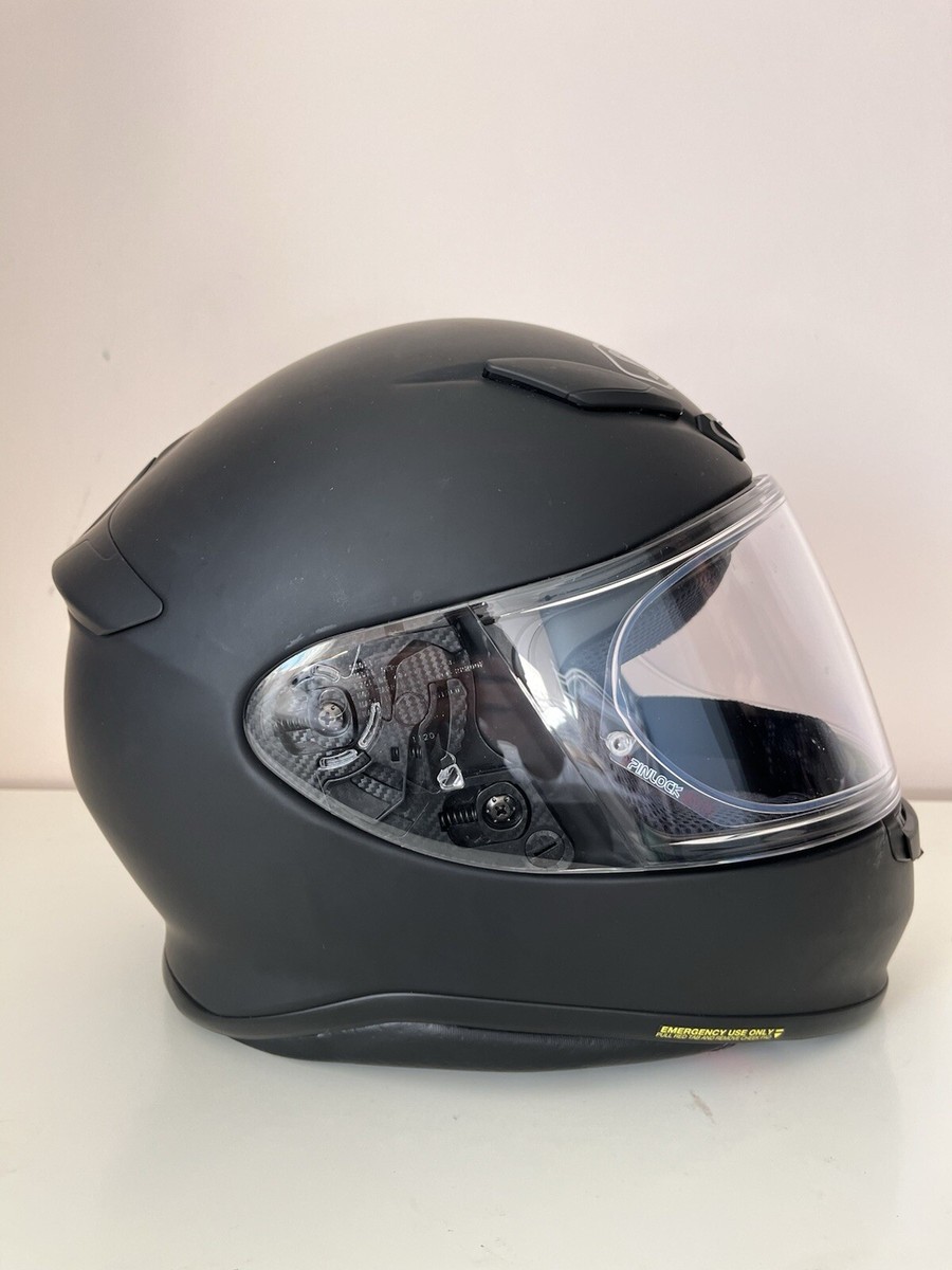 Shoei Nxr Matt Black Full Face Motorcycle Sports Helmet 0530959