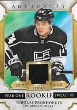 Nikolai Prokhorkin #RS-NP - 2020-21 Artifacts - Year One Rookie Sweaters - Black