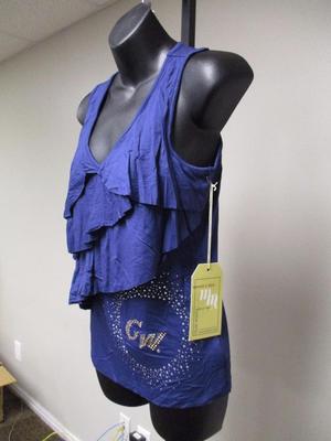New George Washington Colonials Womens S-M-L-XL-2XL Tank Top Shirt Meesh & Mia