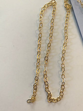 5x4mm 14kt gold filled heavy flat cable chain 5ft.