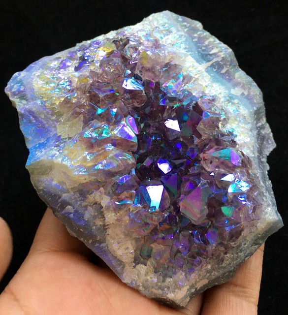 angel aura amethyst geode