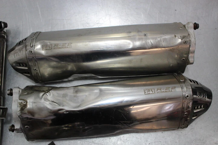 Suzuki Hayabusa Busa GSXR1300 2005 Yoshimura tubo de escape doble lata deslizable DMGD Foto 2 de 4